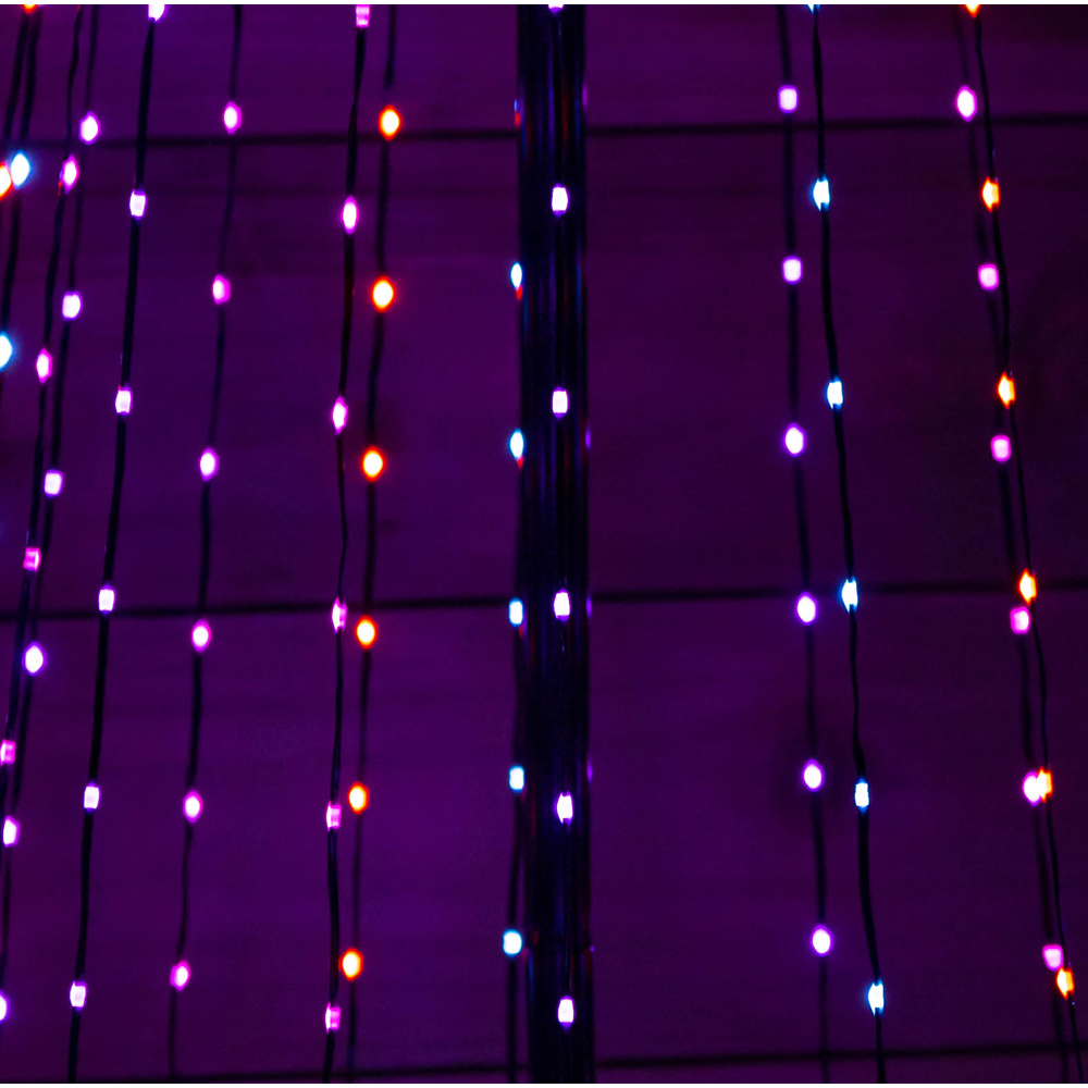 Samuel Alexander Pre-Lit Multi-Function Rainbow LED Pyramid Christmas Cone Tree 140cm Image 6