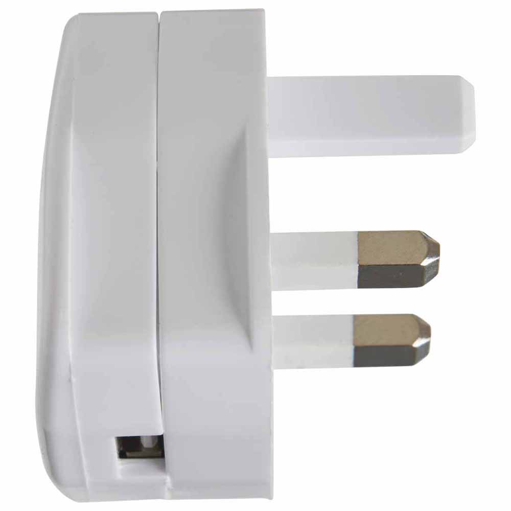 Wilko USB 3 Pin Wall Charger Image 2
