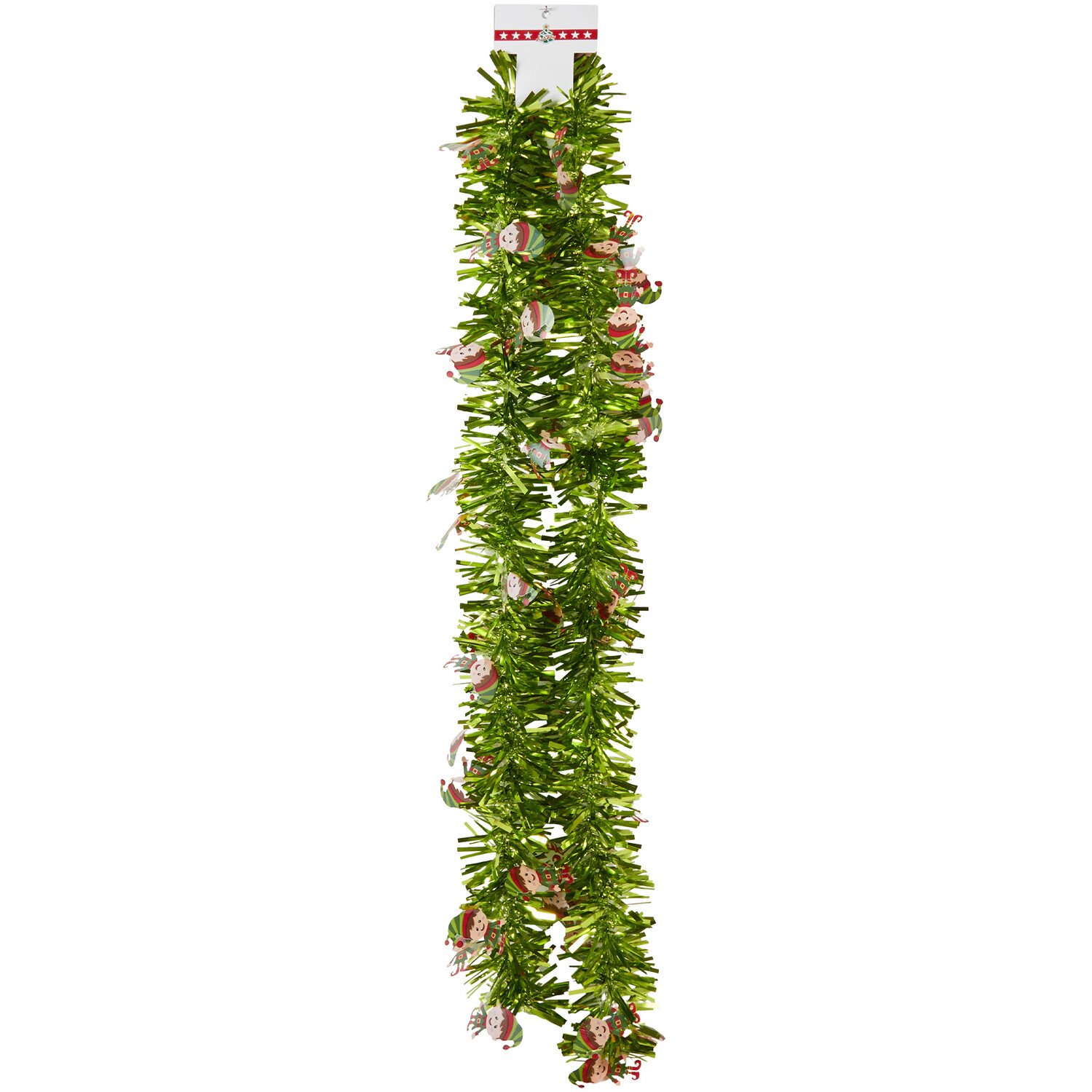 Christmas Elf Tinsel - Green Image 1