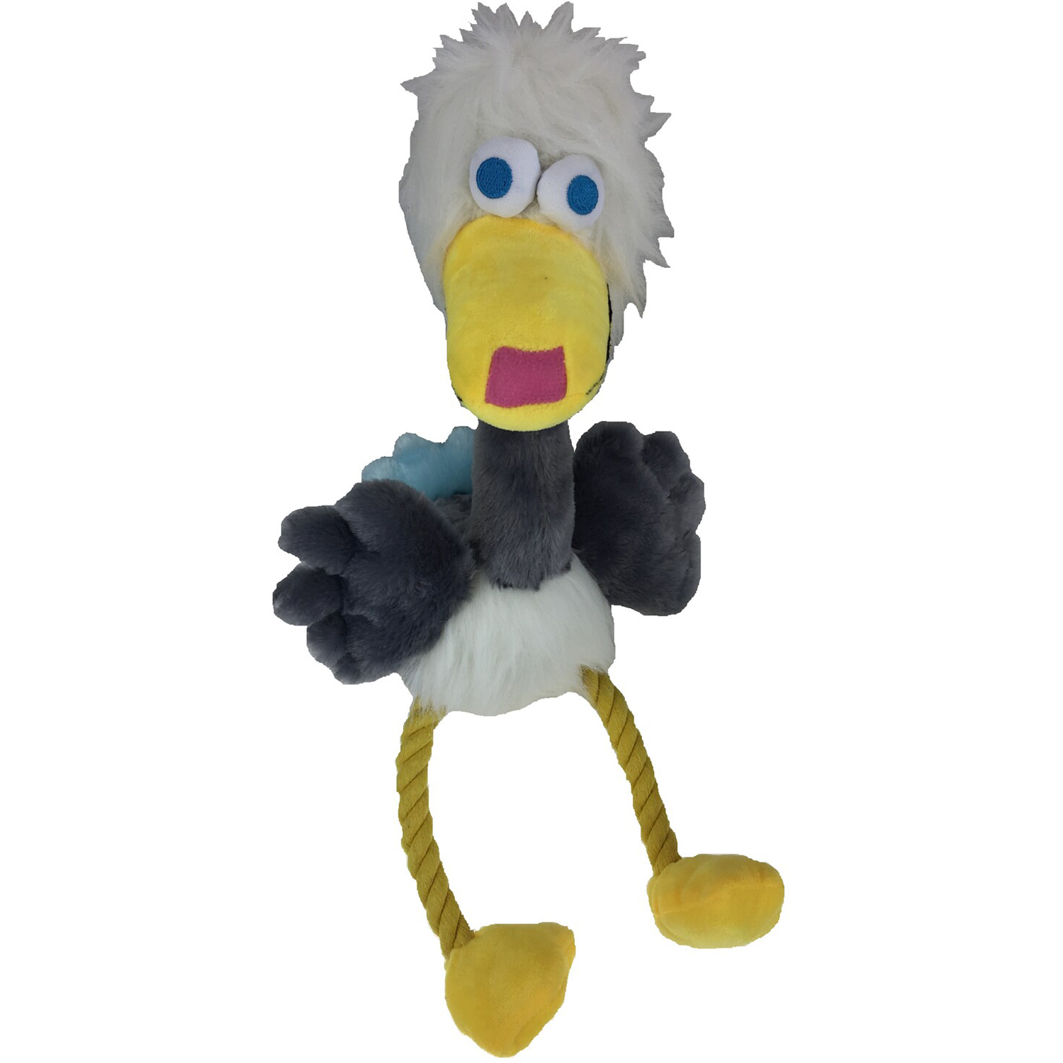 Clever Paws Bonkers Birds Swan Dog Toy Image