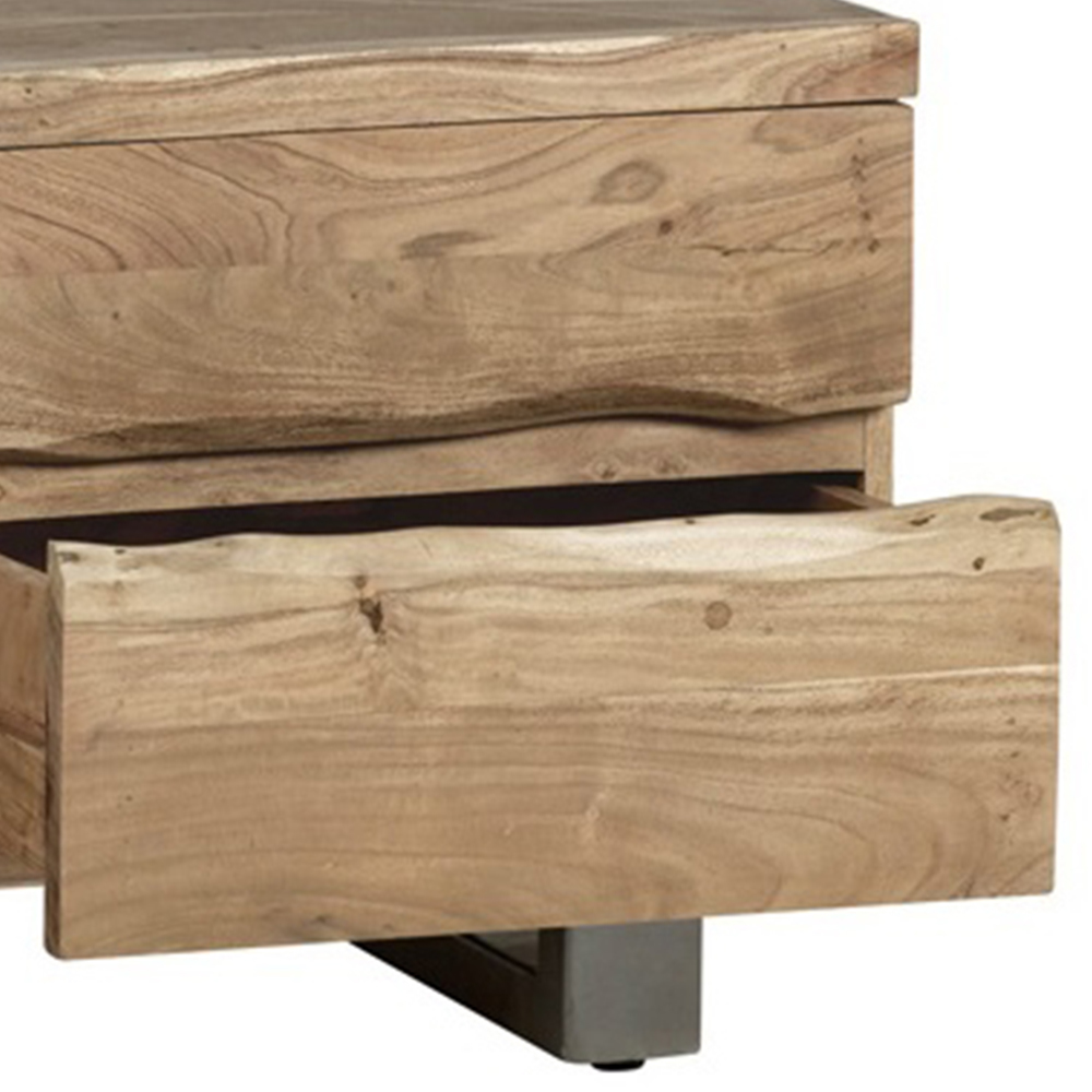 Brooklyn Barima 2 Door 2 Shelf Wooden TV Unit Image 5