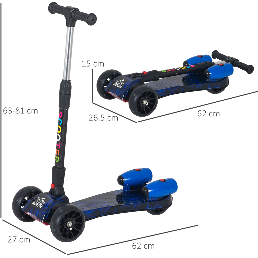 Tommy Toys Blue 3 Wheel Rechargeable E Scooter Image 7