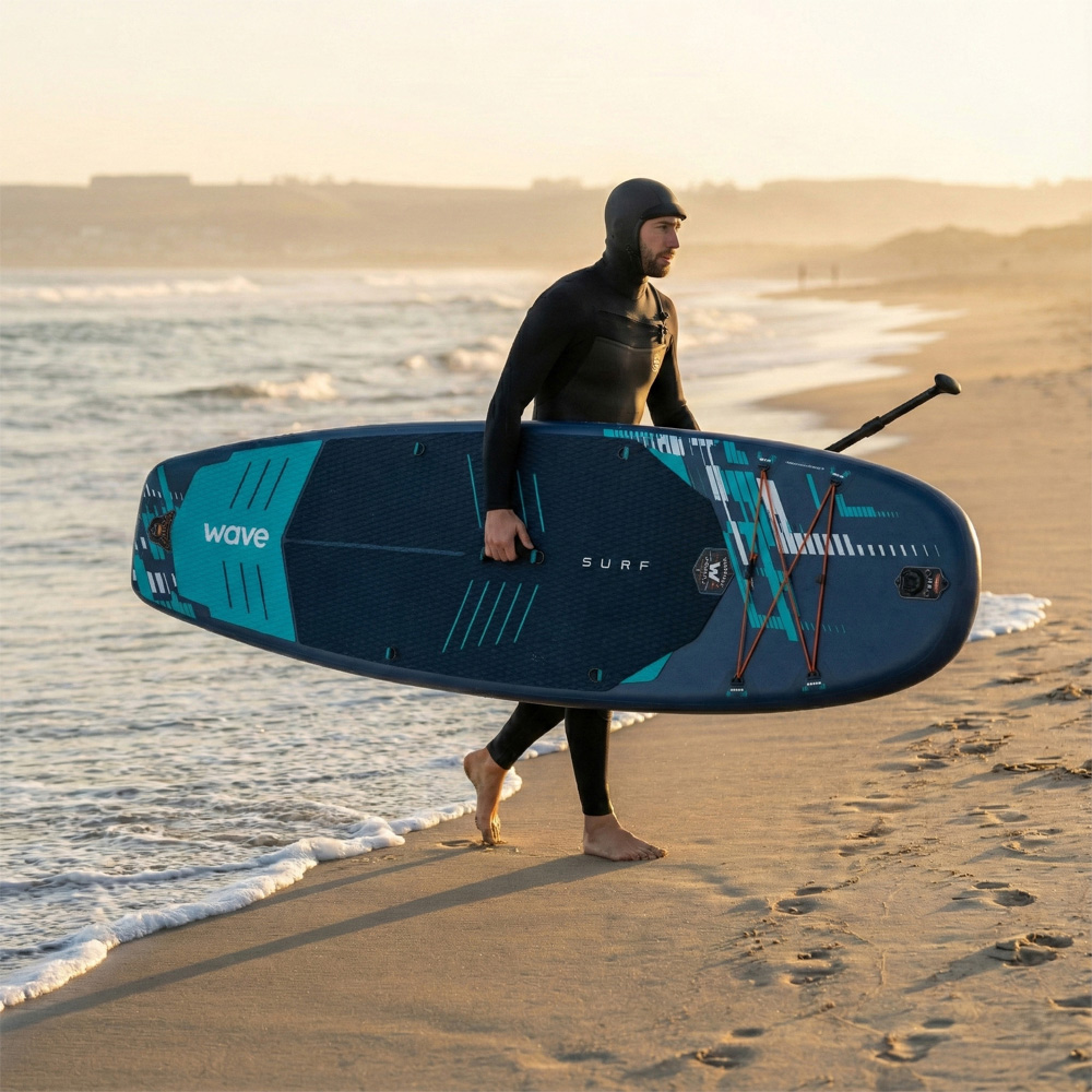 Wave Surf 3.0 8.6ft Ice Blue Inflatable Paddleboard Image 4