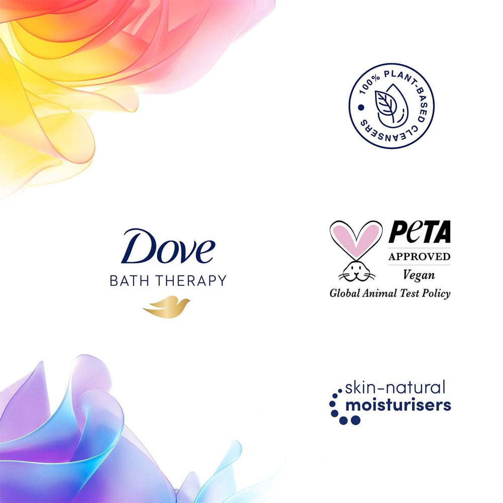 Dove Bath Therapy Glow Orange and Rhubarb Shower and Shave Mousse 200ml 6 Pack Image 9