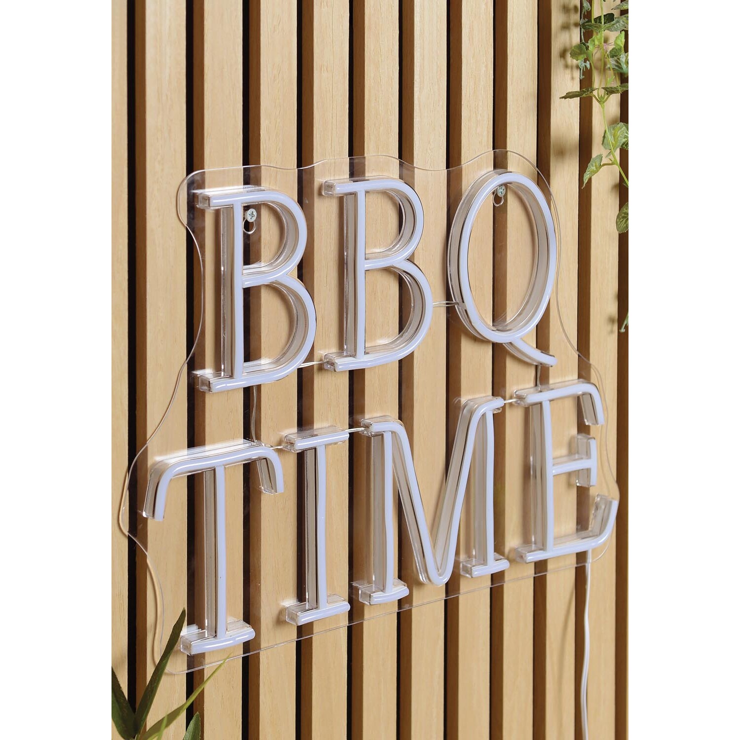 BBQ Time Outdoor Neon Sign - Red Image 2