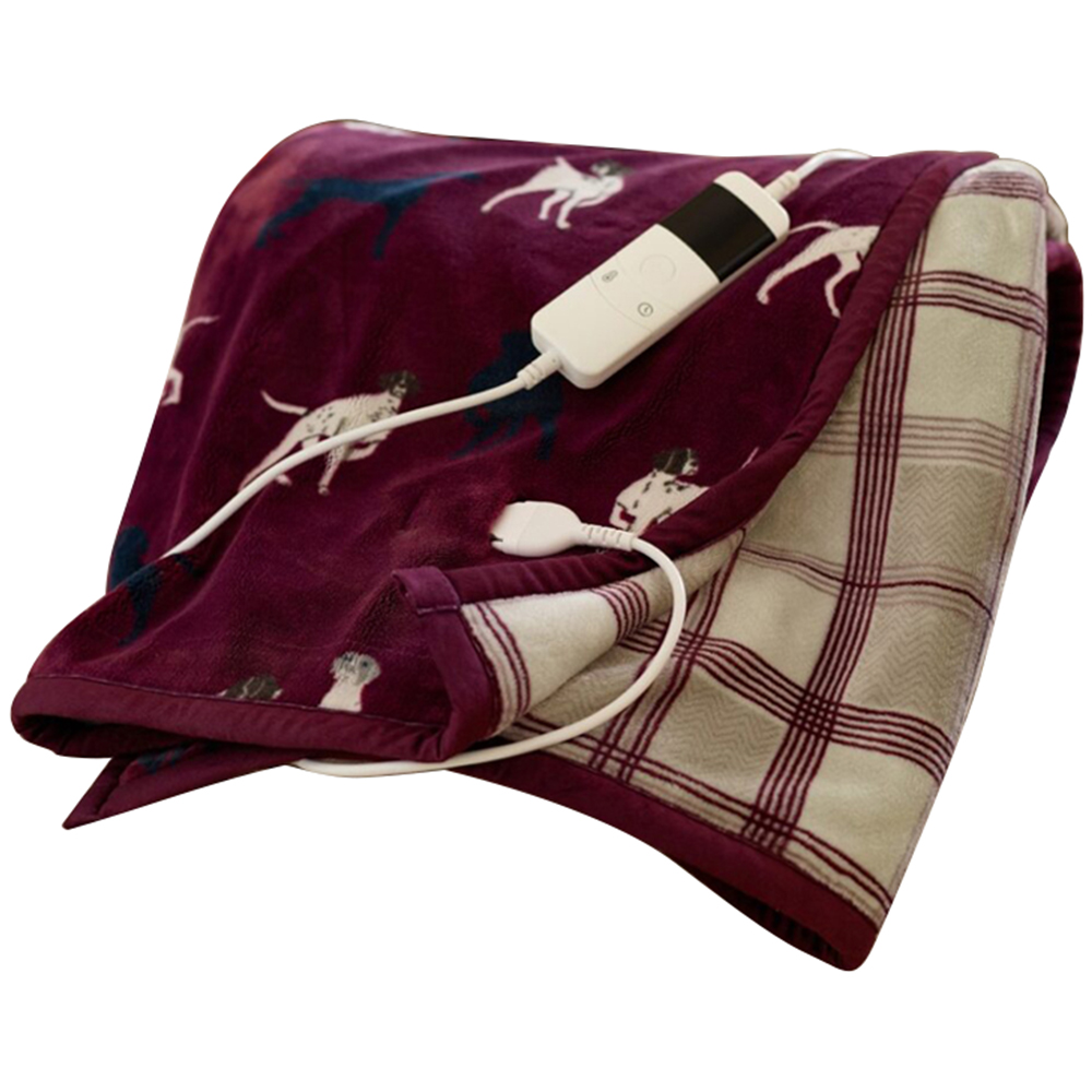 Deyongs Hounds Multicolour Heated Throw 140 x 180cm Image 1