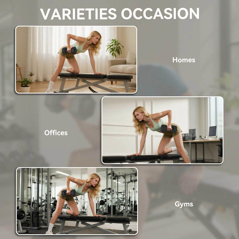 HOMCOM Black Portable Hexagonal Rubber Dumbbell Set 17.5kg 2 Pack Image 6