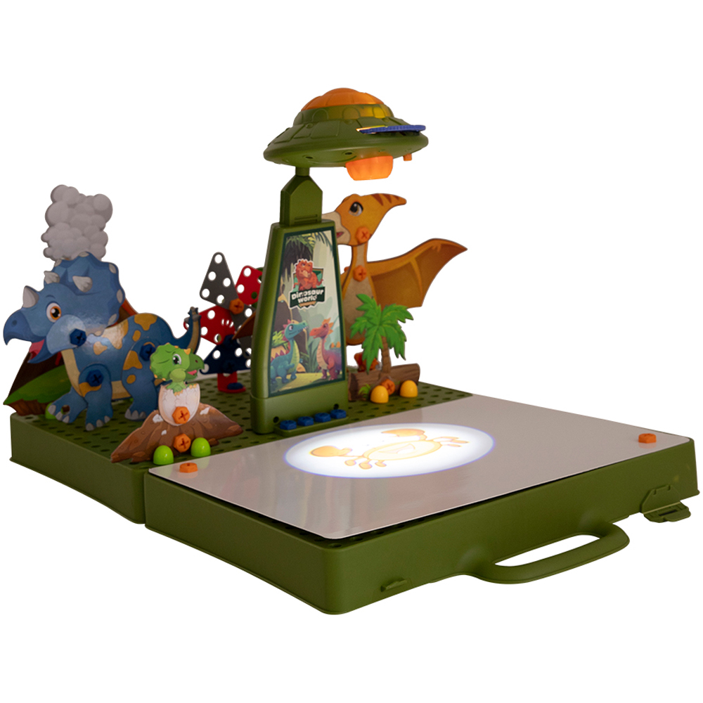 H&O Direct Kids Dinosaur Drawing Projector Puzzle Box with Tools Image 3