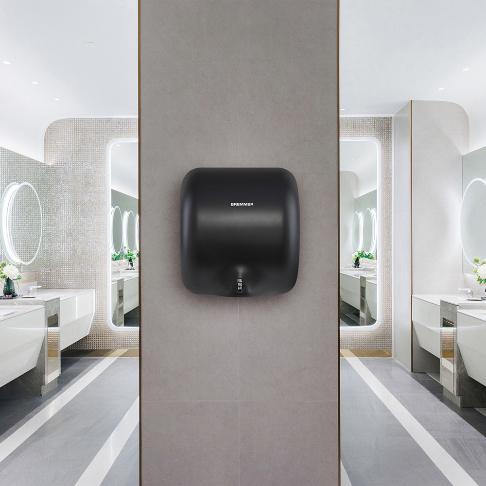 Bremmer Generic Turbo Black Hand Dryer Image 2