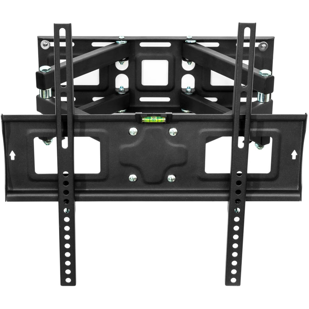 tectake 26 to 75 inch Width Adjustable Extendable Tilt and Swivel TV Bracket Image 2