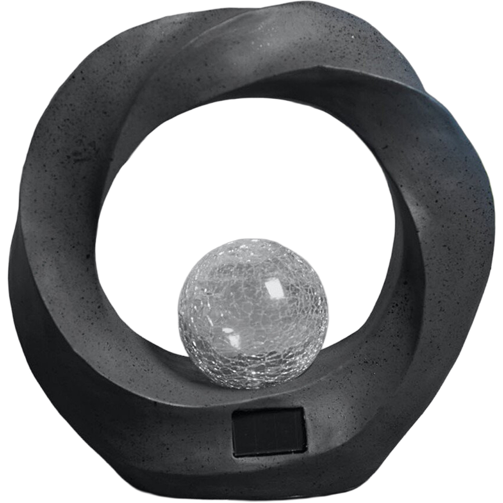 Solar Wembury Light Statue - Grey Image 1