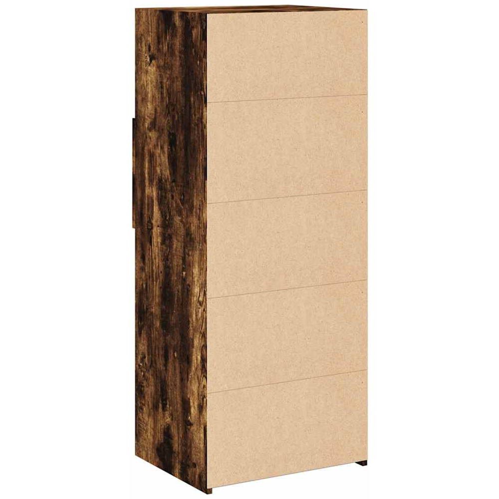 vidaXL 2 Drawer 3 Shelf Smoked Oak Highboard Image 6
