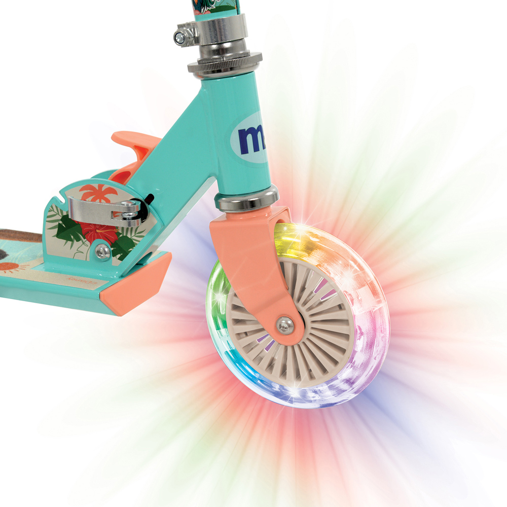 MoVe Moana 2 Folding Inline Scooter with Light Up Wheels Image 2