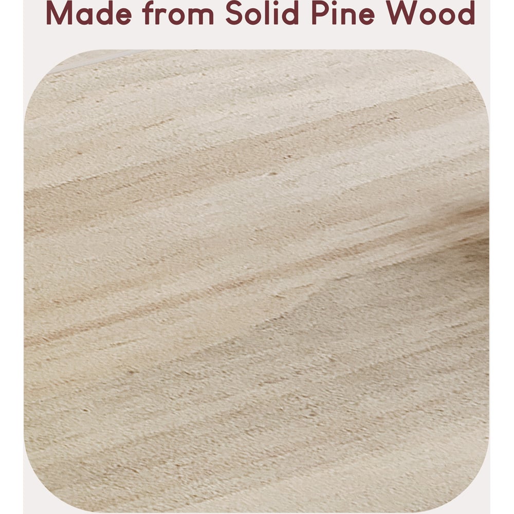 Vida Designs 4 Drawer Panama Pine Chest of Drawers Image 6
