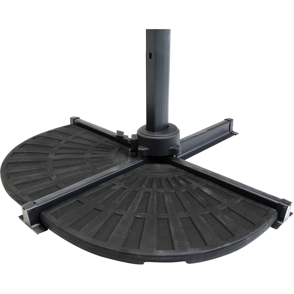 Charles Bentley 2 Piece Cantilever Parasol Base 12kg Image 4