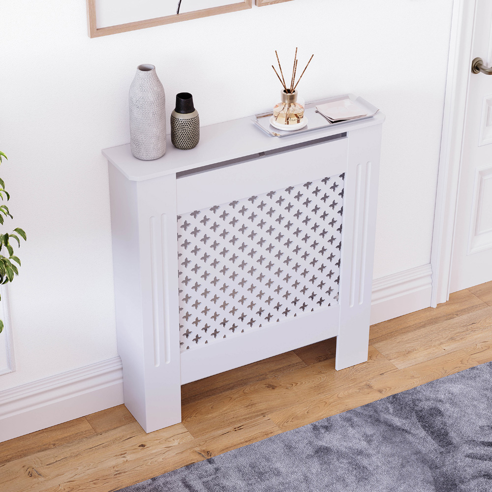 VIDA DESIGNS Oxford White Radiator Cover Small Image 6