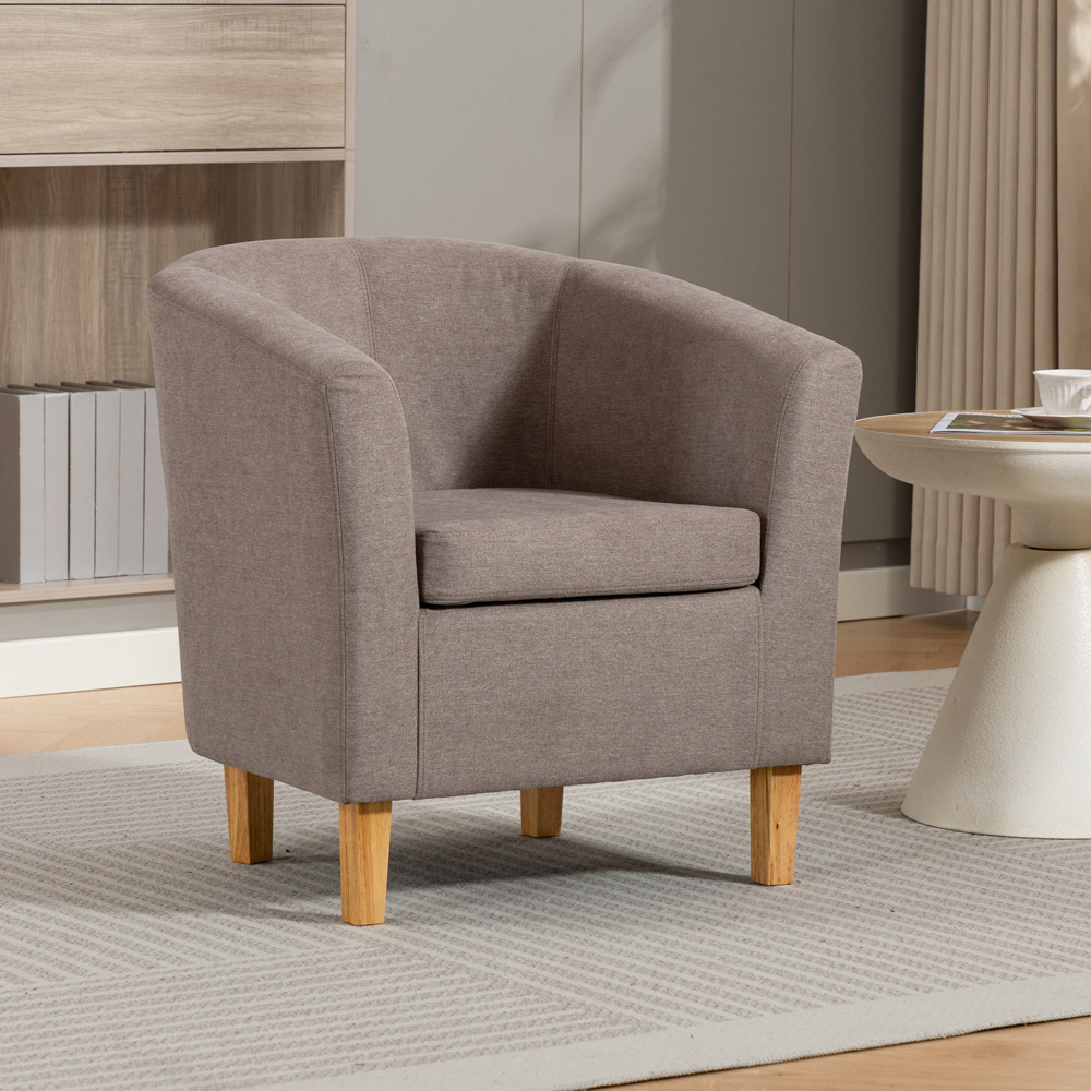 Artemis Home Millie Brown Fabric Accent Chair Image 4