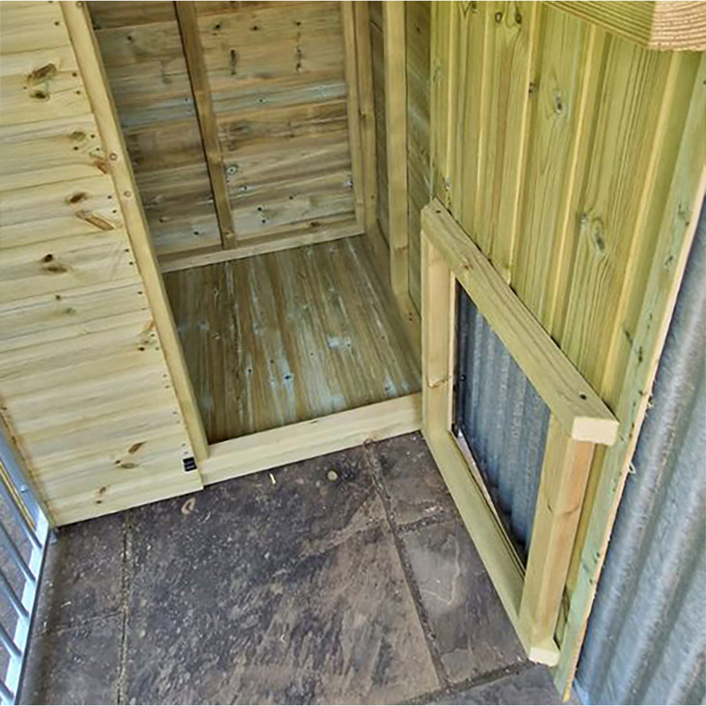 Benchmark Dog Kennel with Apex Roof - Duo 10 x 8ft Premium Wood Range Image 3