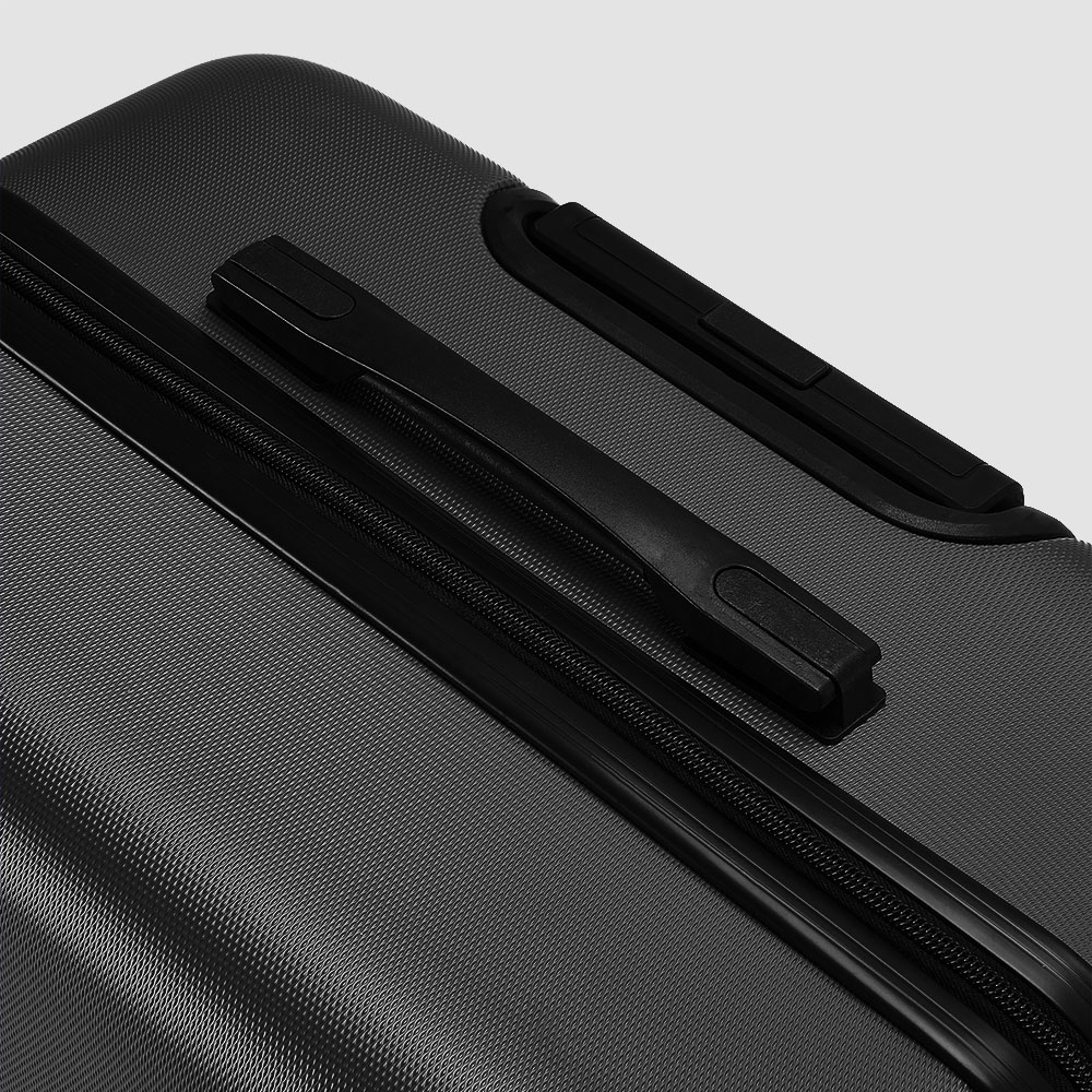 H&O Direct Small Black Lightweight Hardshell Travel Suitcase Image 2