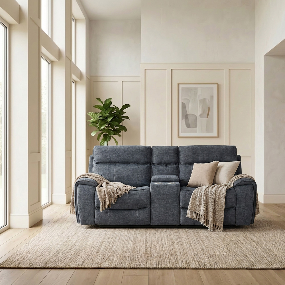 Cancun Reclining Sofa - Grey / 2 Image 6