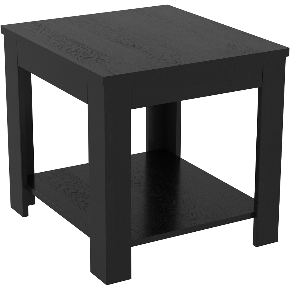 AVF Calibre Black Oak Side Table Image 2