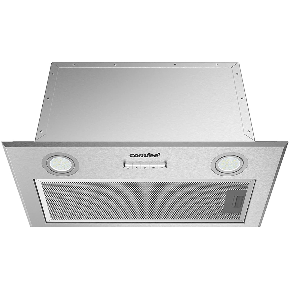 Comfee Metal Insert 3 Speed Chimney Cooker Hood with LED Light 52cm Image 1