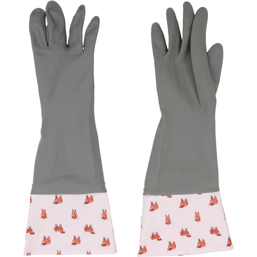 Highland Cow Cleaning Gloves Green Image 3