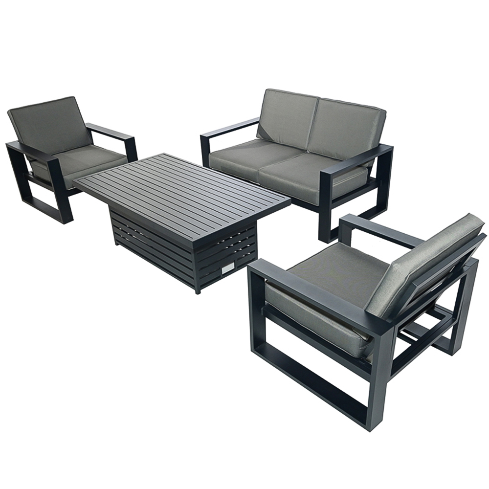Furniture One 6 Seater Aluminium Garden Dining Set Image 8