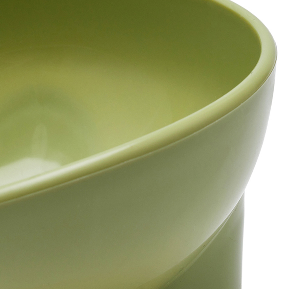 H&O Direct Green Elephant Leg Neck Guard Anti Tip Pet Feeder Bowl 13cm Image 5