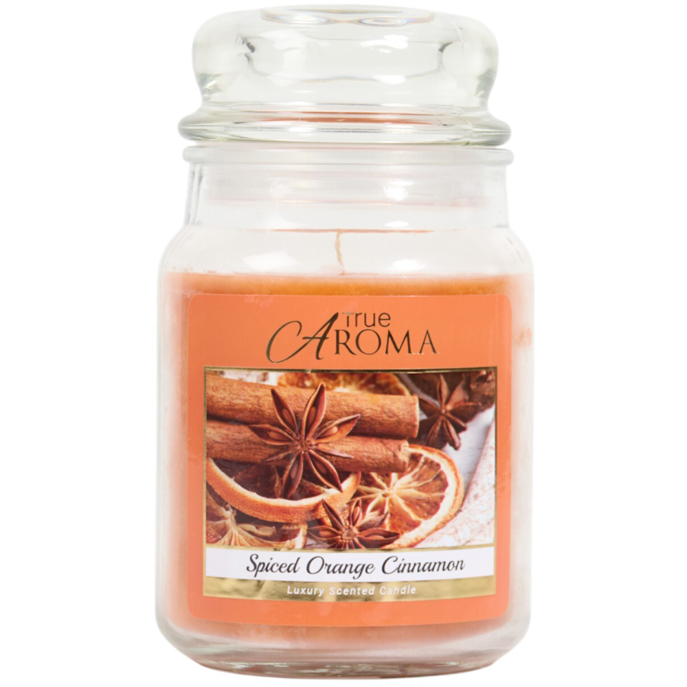 Spiced Orange and Cinnamon Mason Jar Candle Image 1