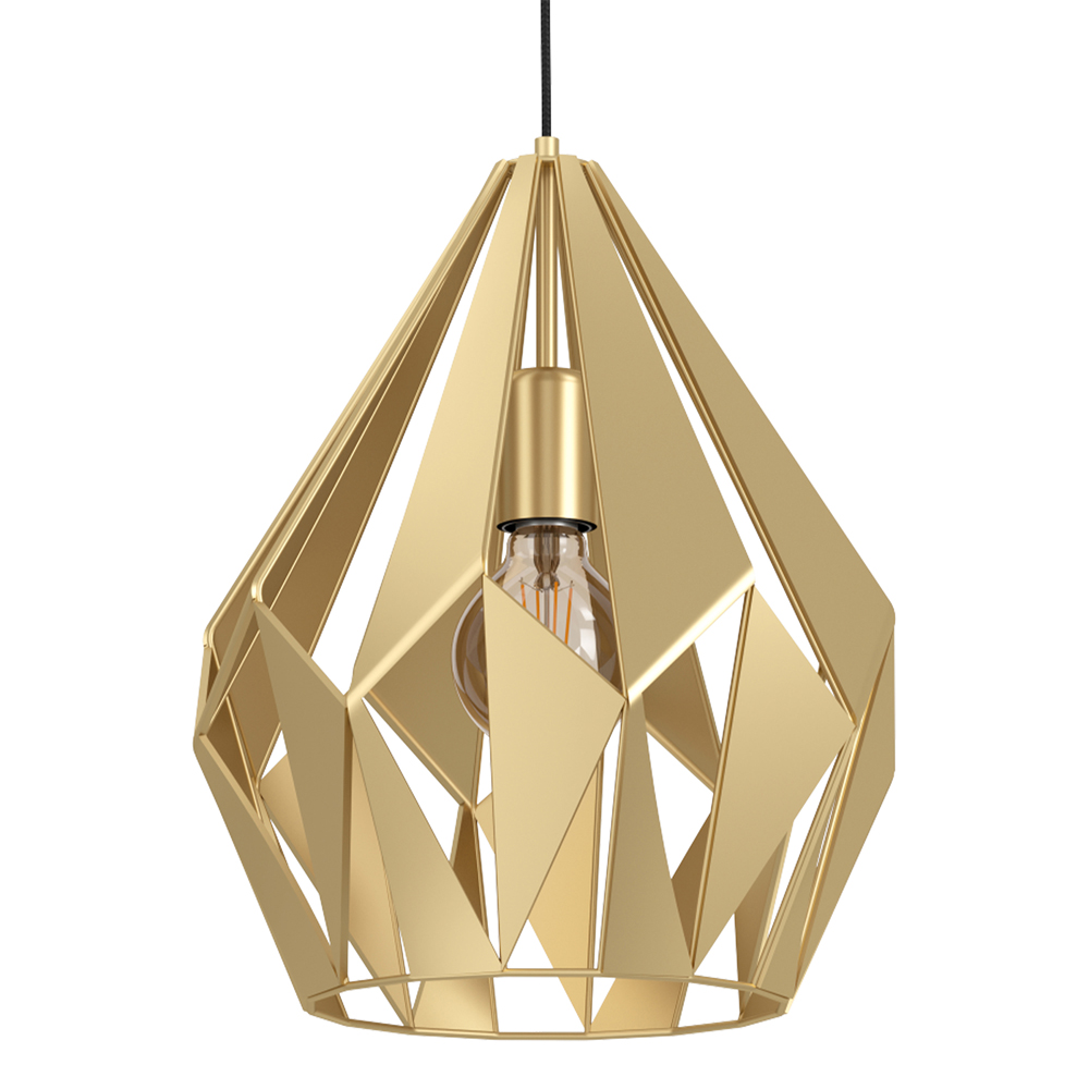 EGLO Carlton Gold Pendant Light Image 3