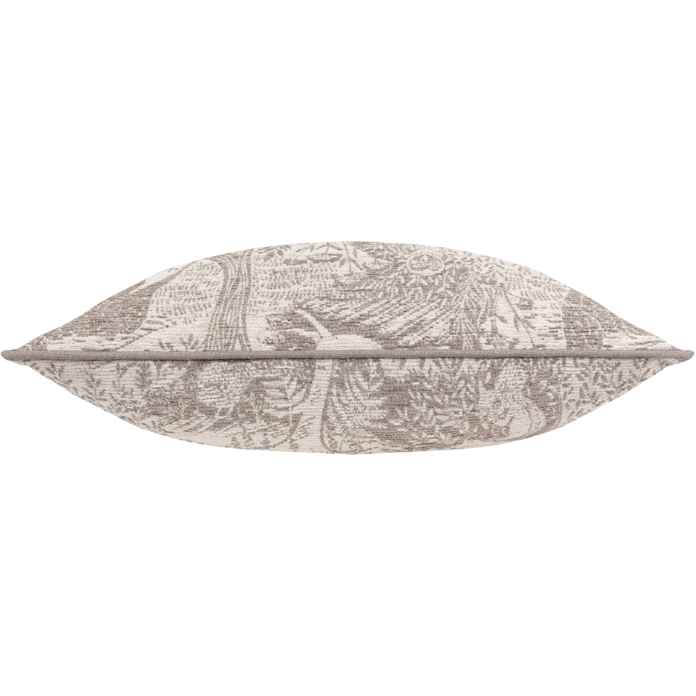 Furn Christmas Taupe Winter Woods Jacquard Chenille Cushion 50 x 50cm Image 2