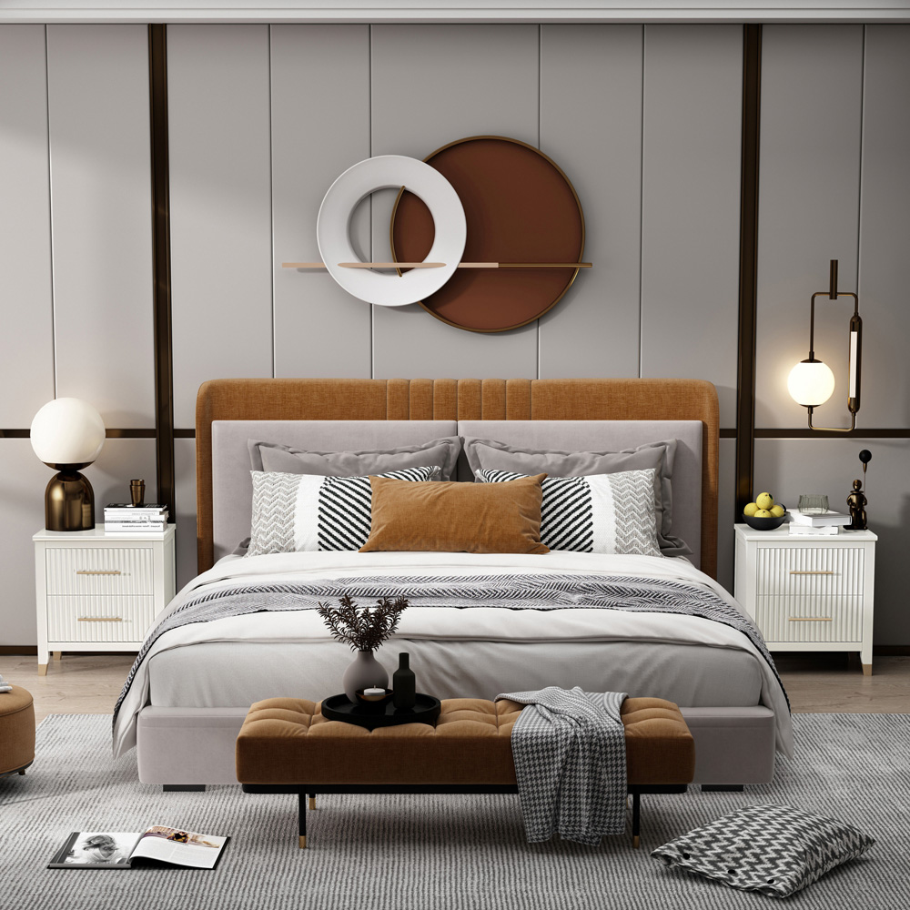 Biasi 2 Drawers White Bedside Table Image 8