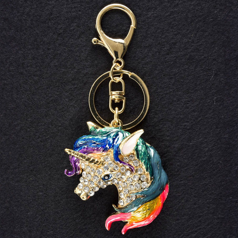 Colourful Unicorn Key Charm Image 2