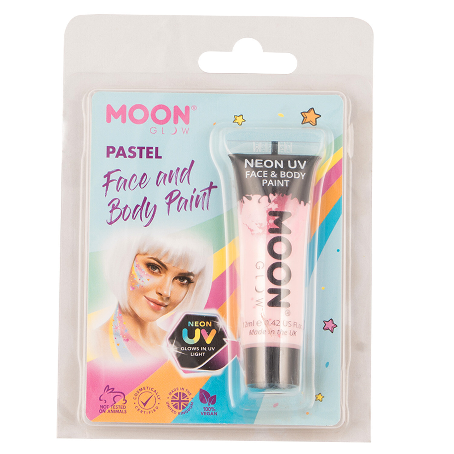 Moon Glow Pastel Face Paint - Pink Image