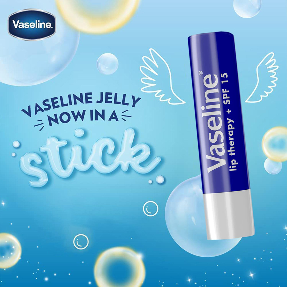 Vaseline Lip Therapy Original Lip Balm Stick 4g 4 Pack Image 6