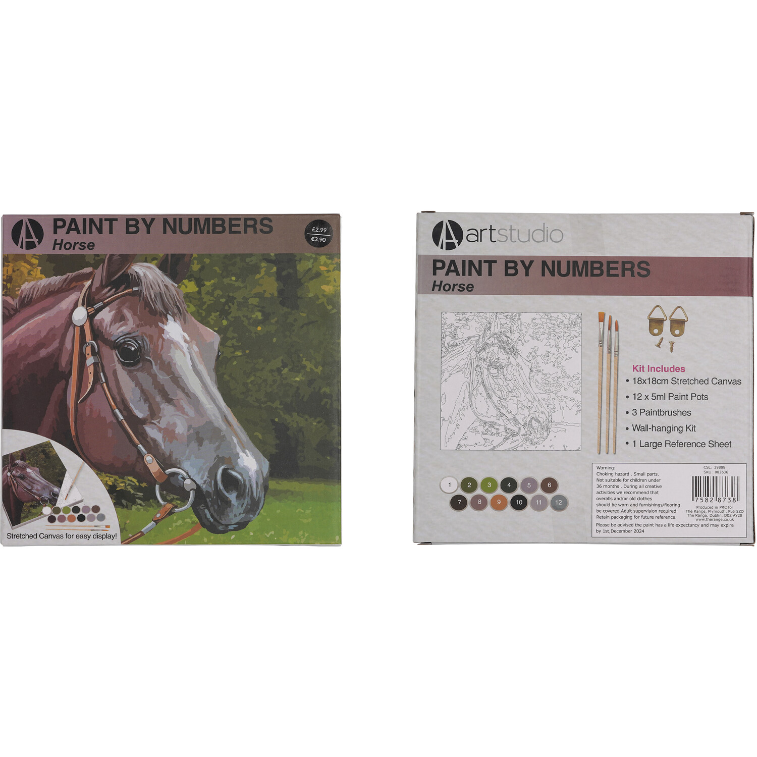 Art Studio Paint by Numbers - Horse Image 2