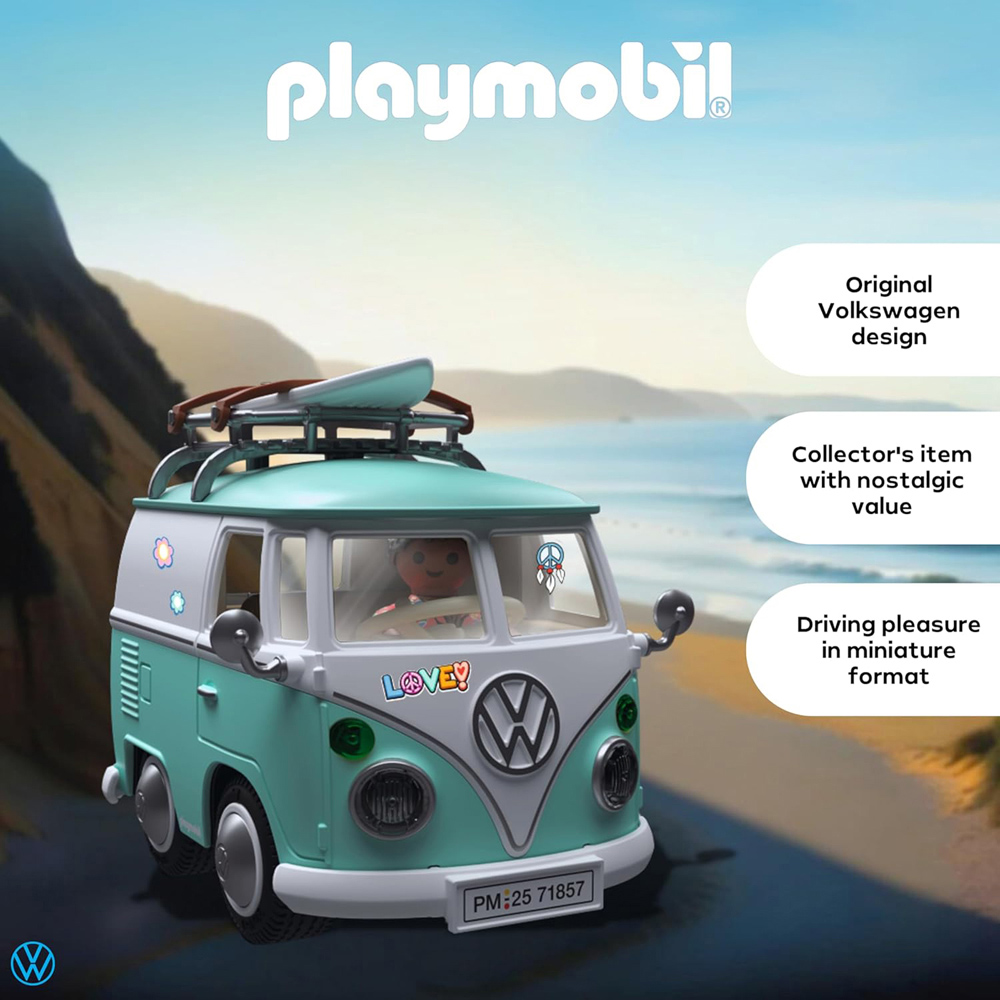 Playmobil x Volkswagen T1 Camper Playset Image 10