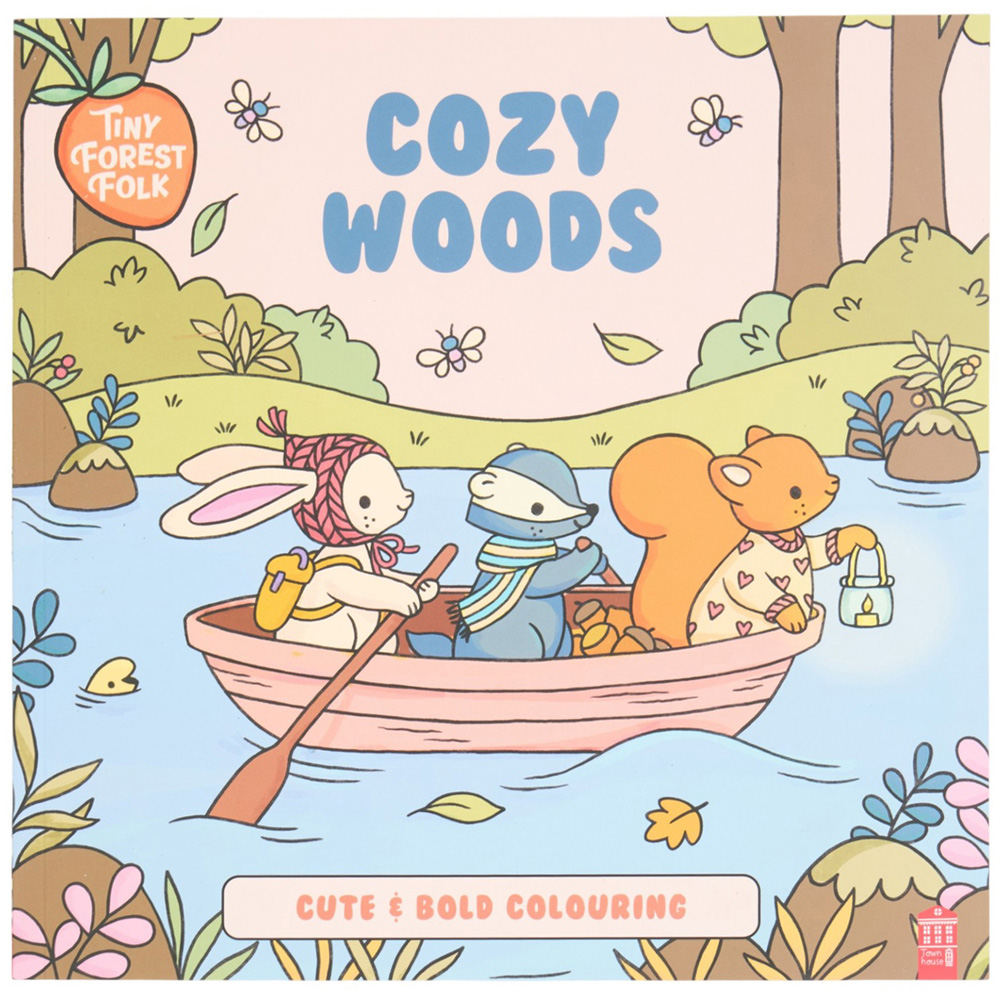 Tiny Forest Folk Cozy Colouring Book Image 2