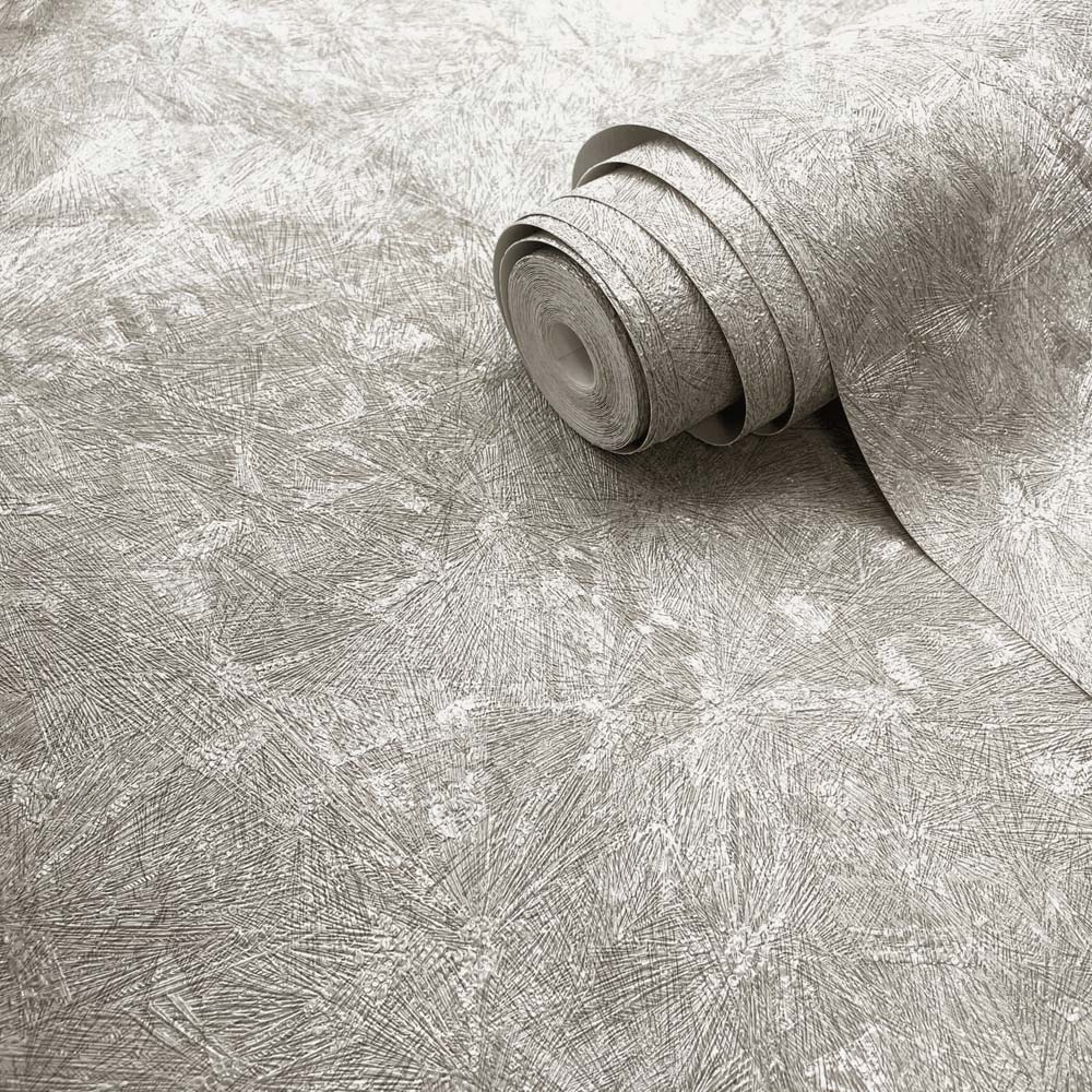 Belmont House Jax Silvery Grey Wallpaper Image 2