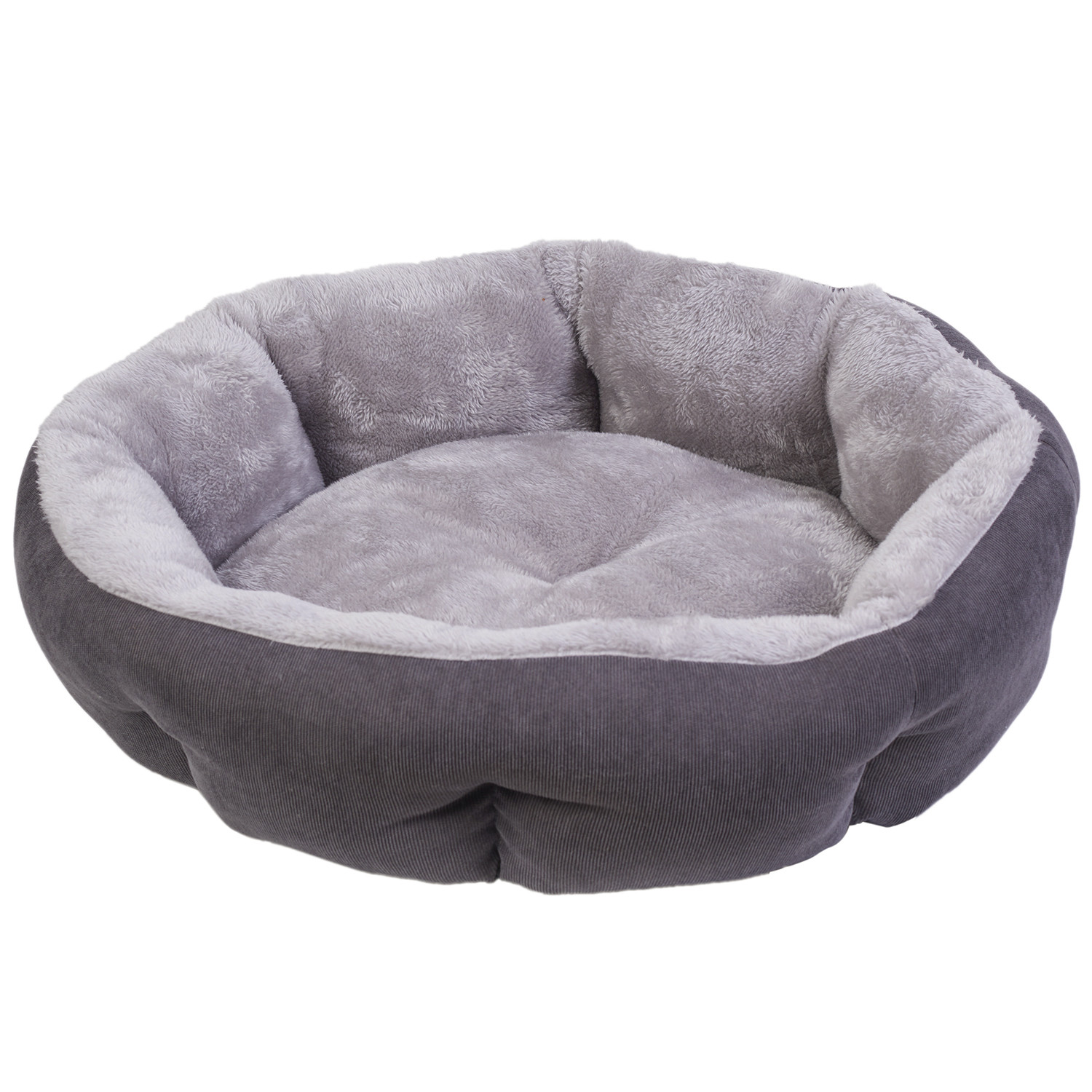 Clever Paws Cord Round Large Pet Bed Image 1