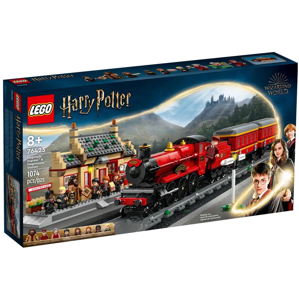 LEGO 76423 Hogwarts Express Train Set with Hogsmeade Station Image 1