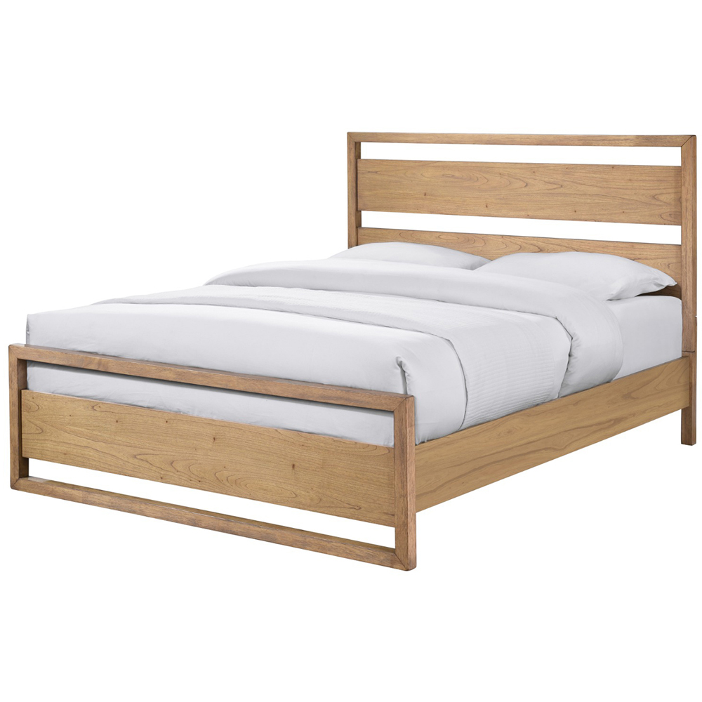 Flair Akari Double Pine Wooden Bed Image 2
