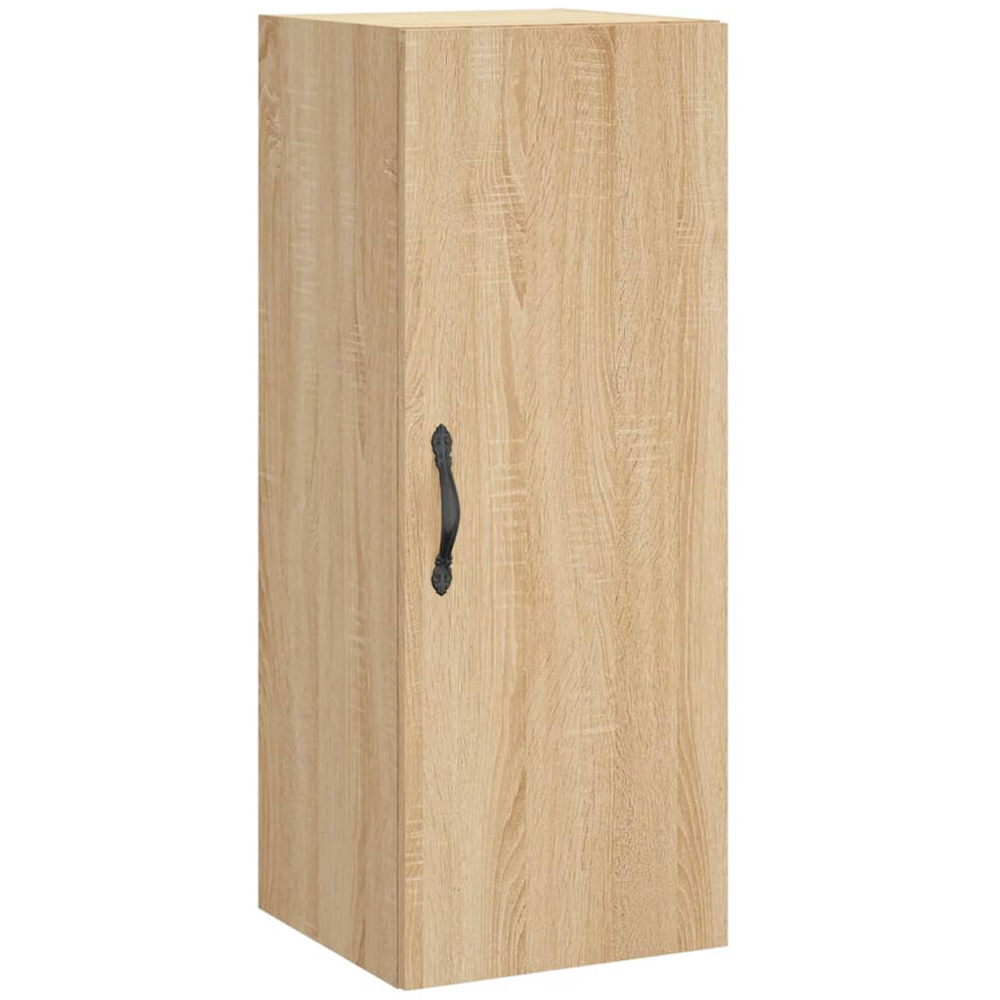 vidaXL Single Door Brown Sonoma Oak Wall Mounted Cabinet Image 2