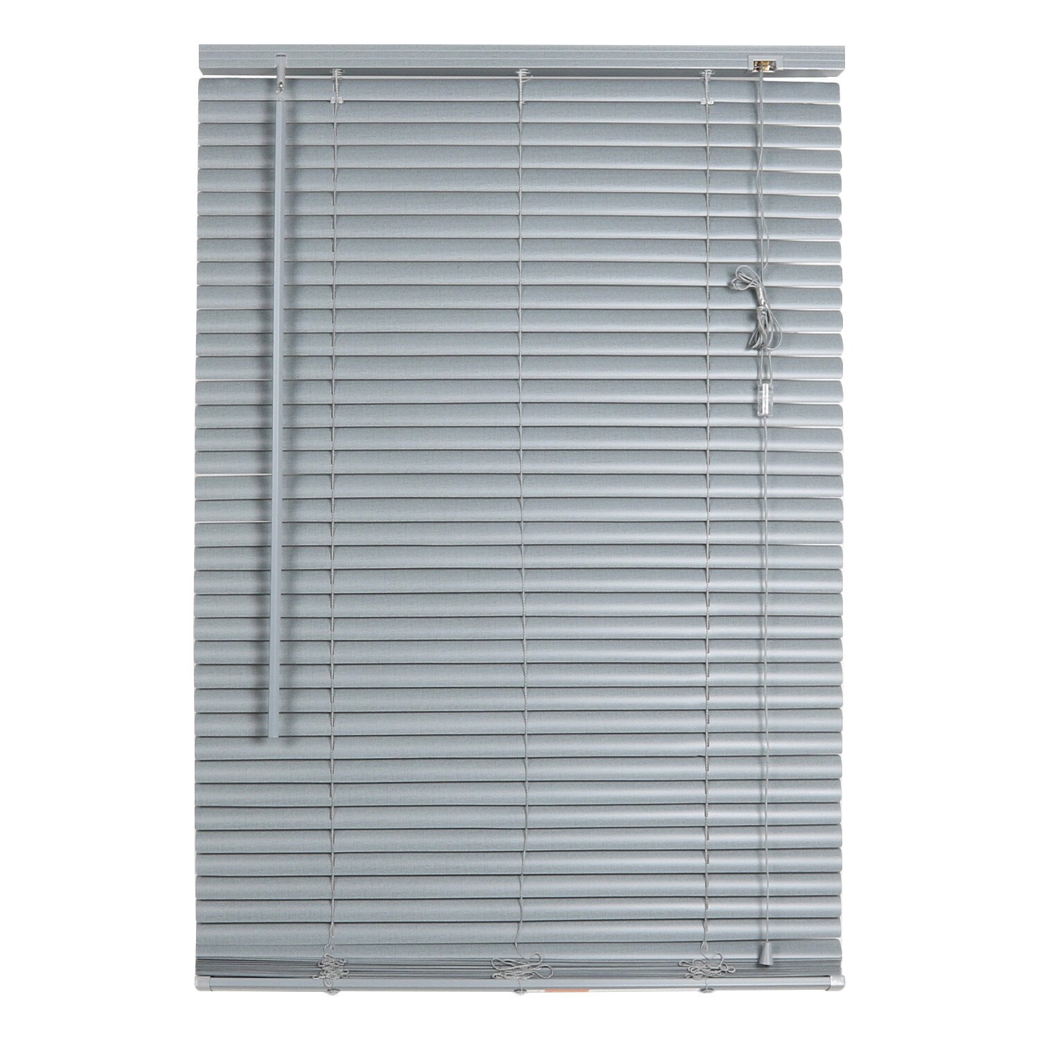 PVC Venetian Blinds Grey Linen 90 x 152cm Image 2