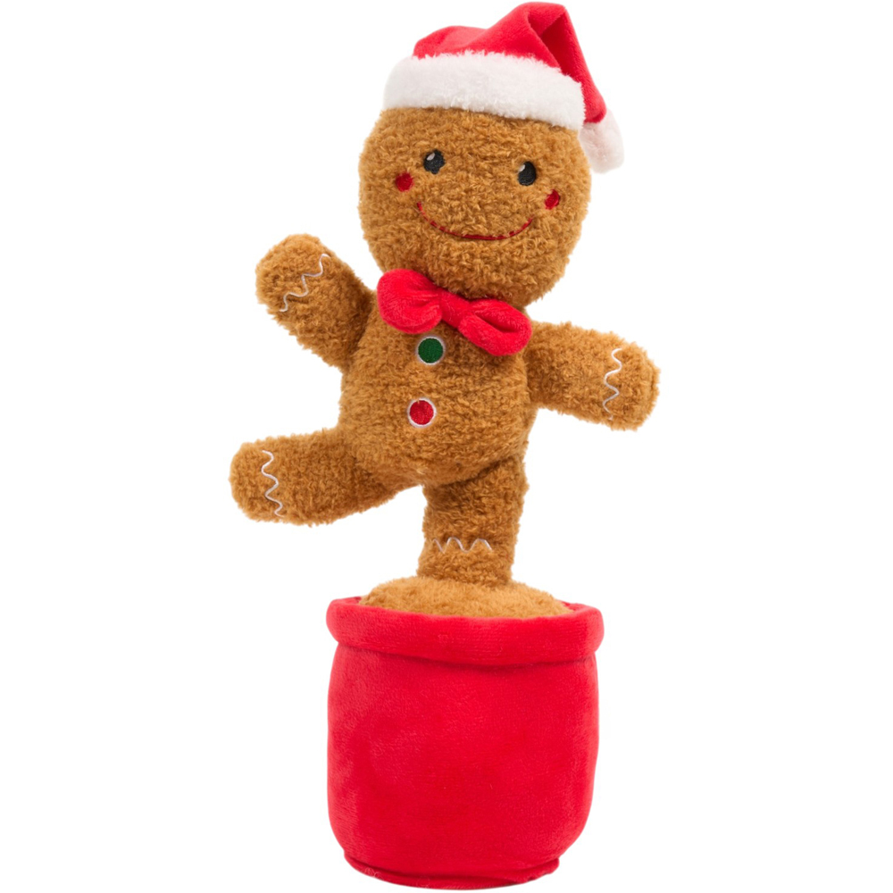 Animated Talking Gingerbread Man Decoration Image 1