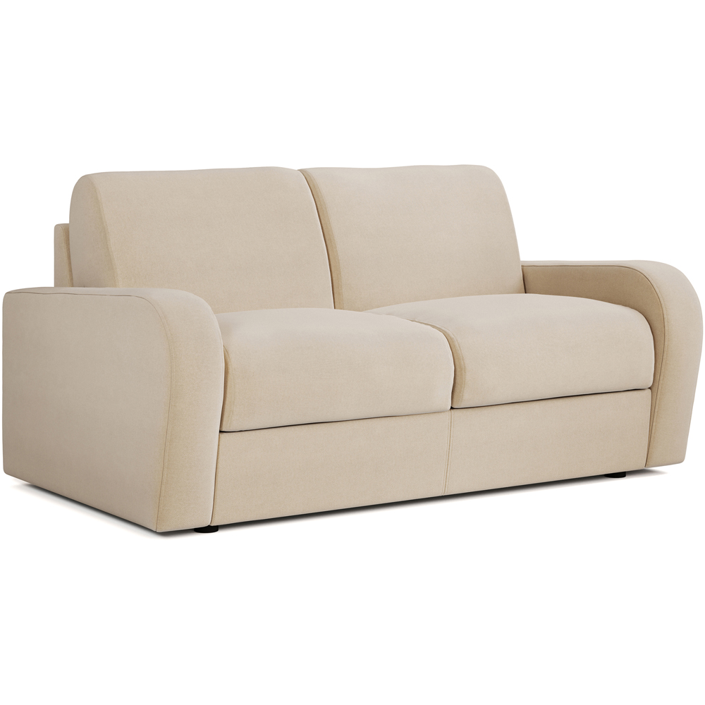 Jay-Be Deco 2 Seater Brushed Twill Linen Sofa Bed with e-Sprung Mattress Image 2