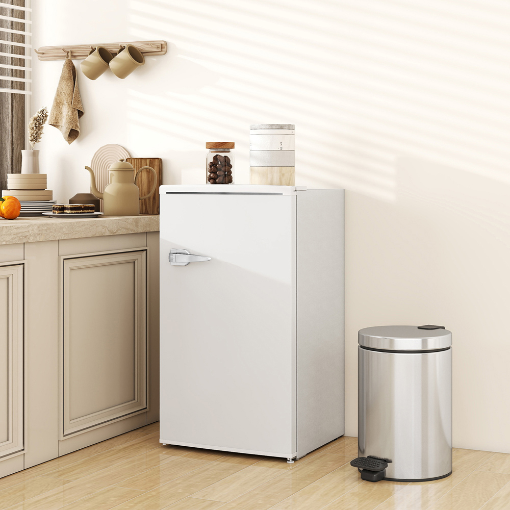 HOMCOM 800-237V70WT White 85L Under Counter Fridge Image 2