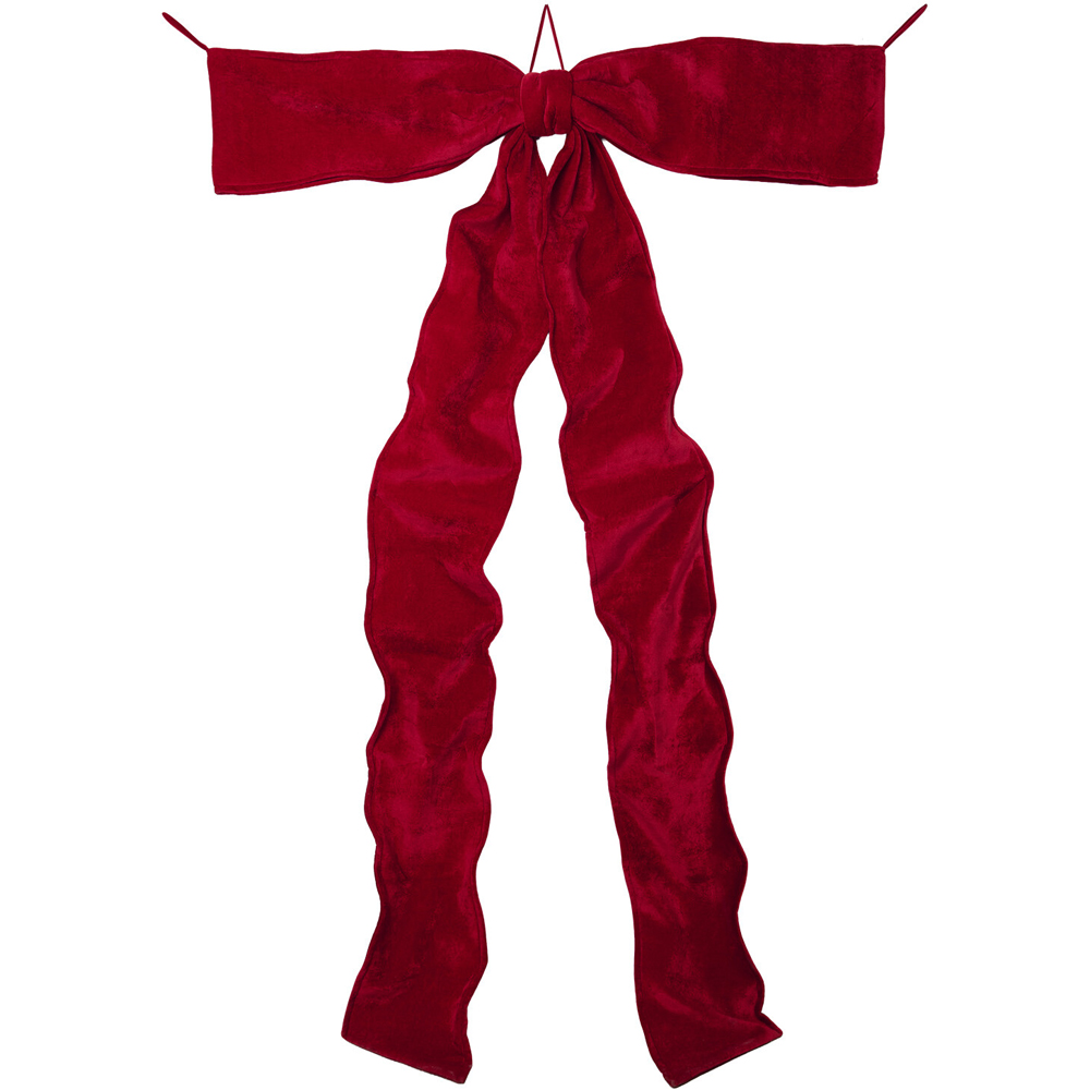 Giant Door Bow Red Image 1