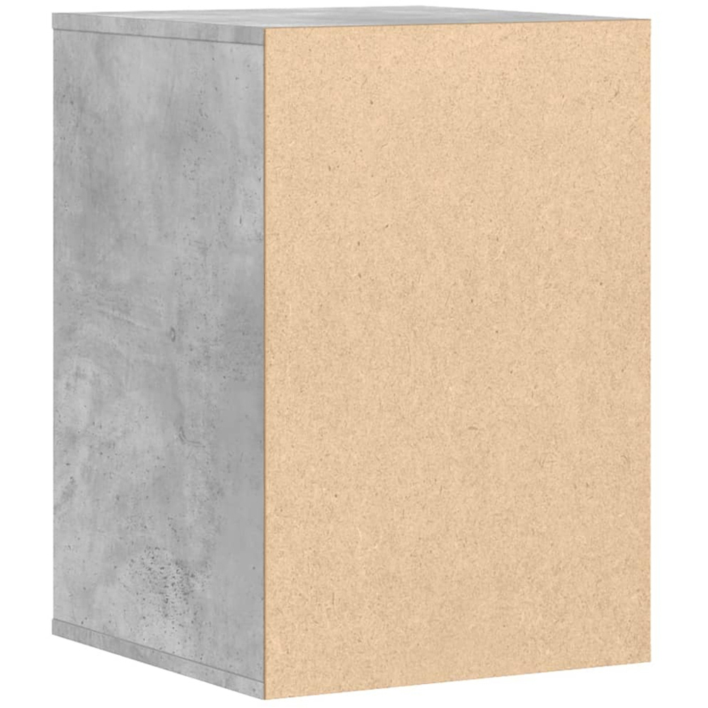 vidaXL 3 Drawer Concrete Grey Wooden Chest of Drawers Image 6